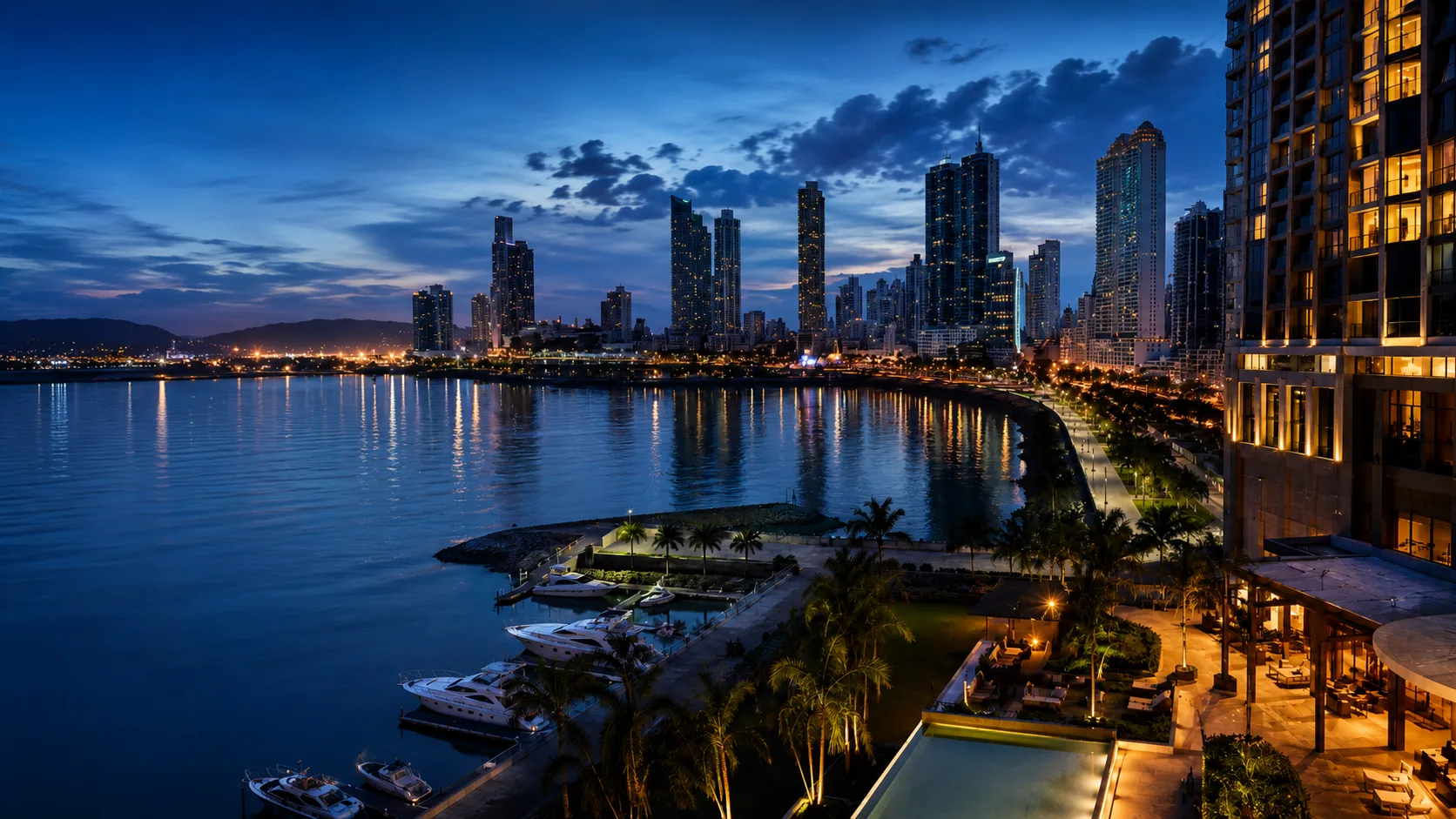 Editorial evening skyline representing nightlife and adult entertainment trends in Central America
