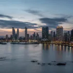 Panama City skyline introducing an article about prostitution law and regulation in Panama